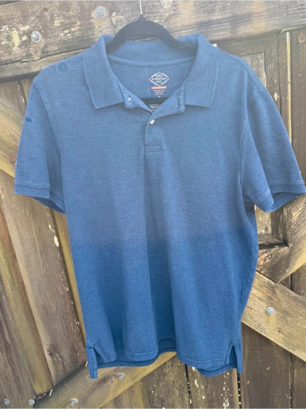 St. John's Bay Men's Navy Blue Polo